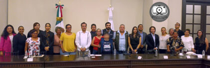 Reunión con el Gobernador de Veracruz, Fiscal General y Delegado de Bienestar.